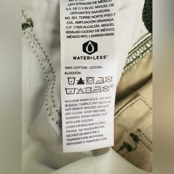 Signature by Levi Strauss & Co. Men's Cargo 10” Camo Shorts Waist 33” NWT - Picture 13 of 13